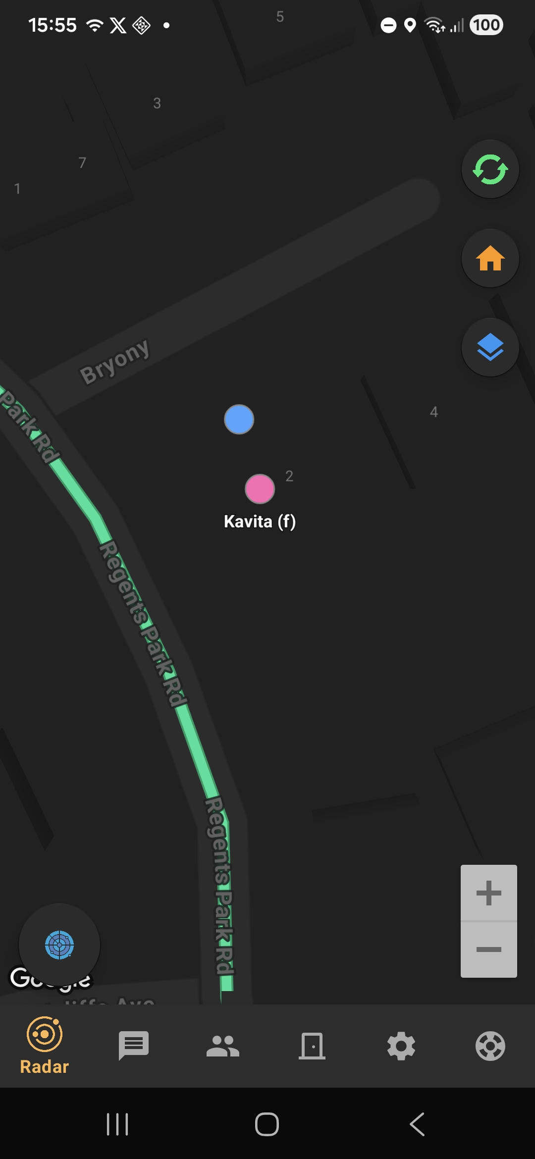 Offline map view