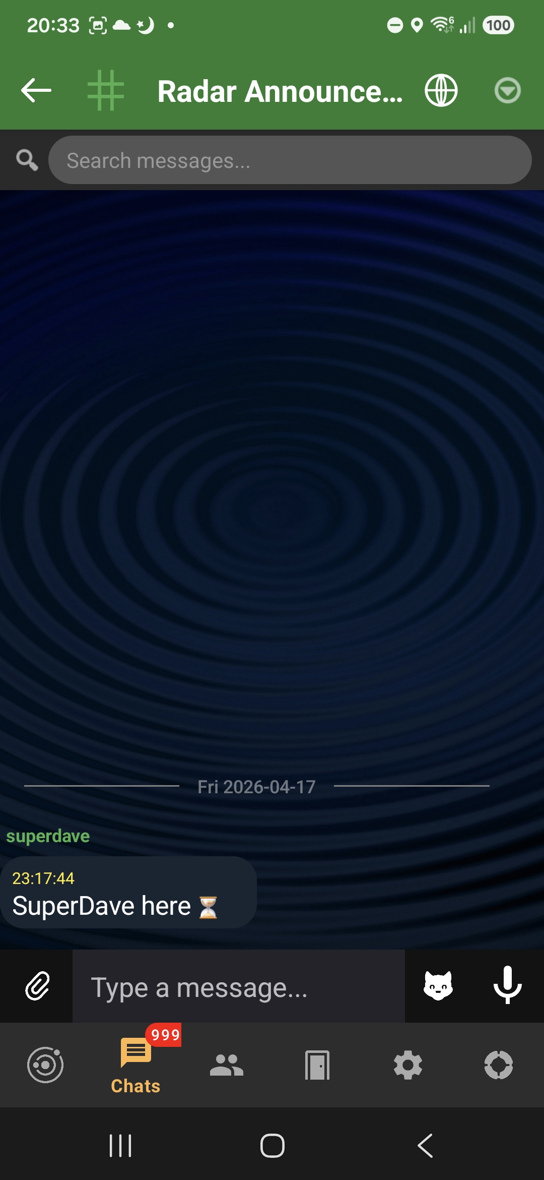 Matrix federated channel