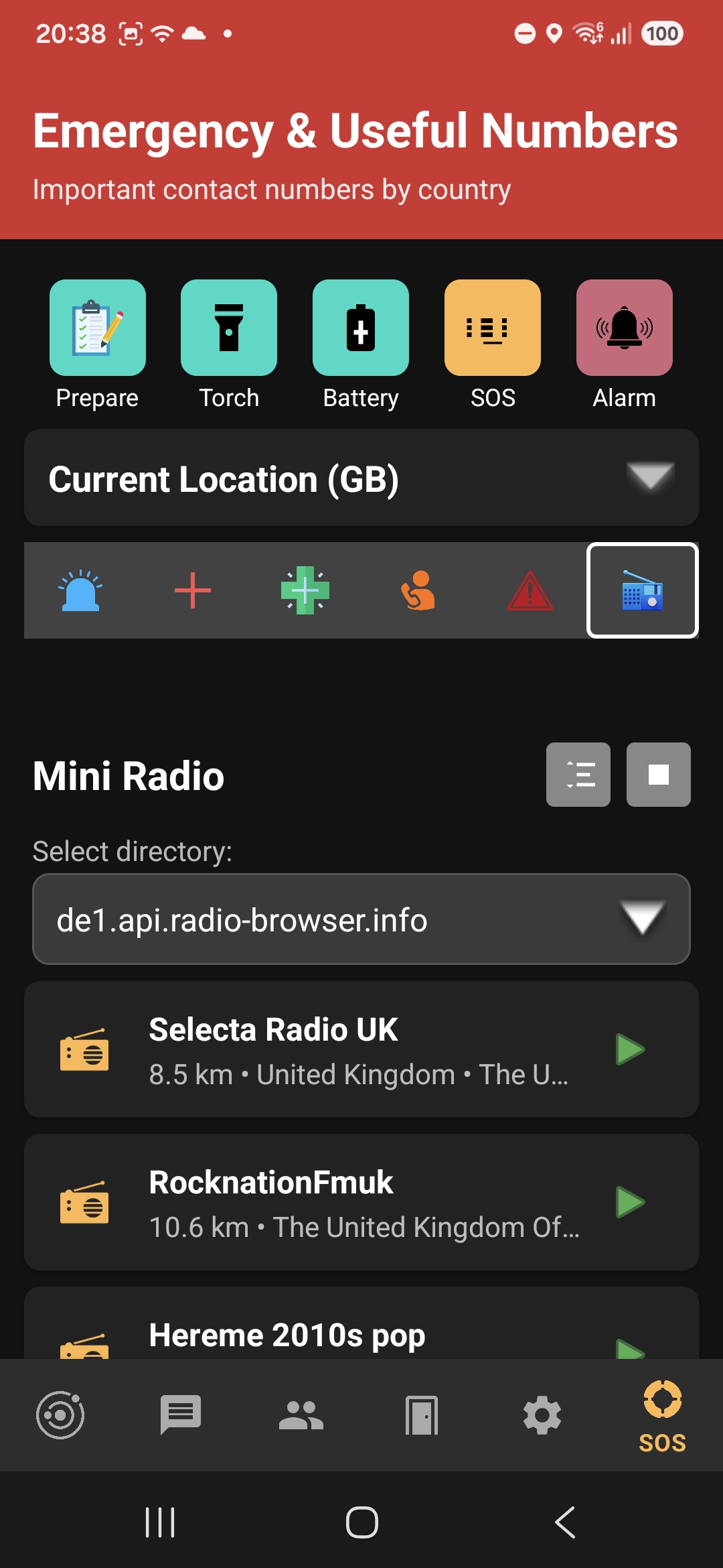 Mini internet radio player